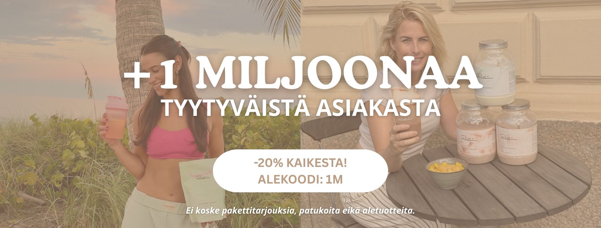 YLI 1 000 000 TYYTYVÄISTÄ ASIAKASTA!