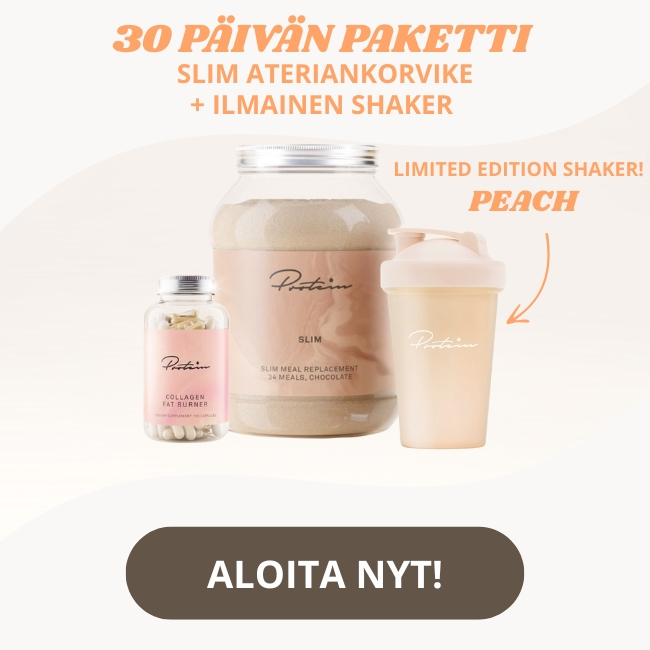 30 PÄIVÄN PAKETTI SLIM PAINONPUDOTUS!