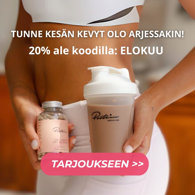 tunne kesän kevyt olo arjessakin