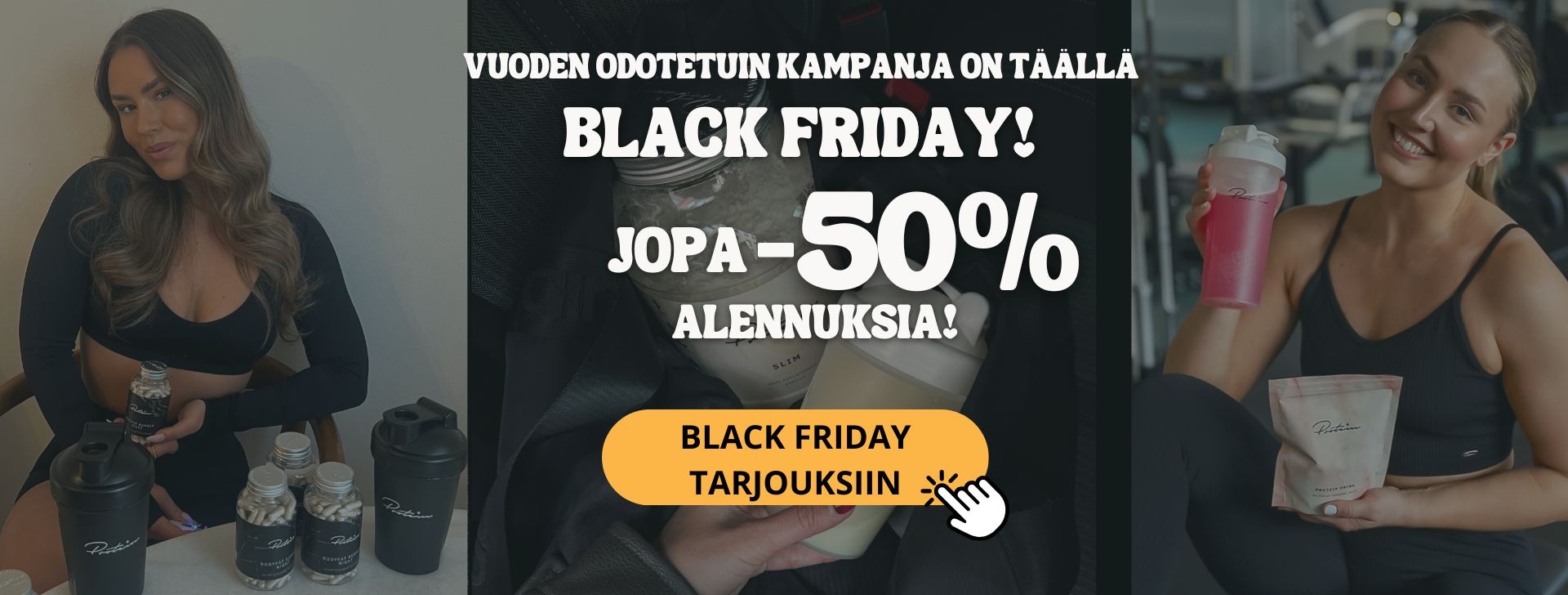 BLACK FRIDAY: JOPA 50% KAIKESTA