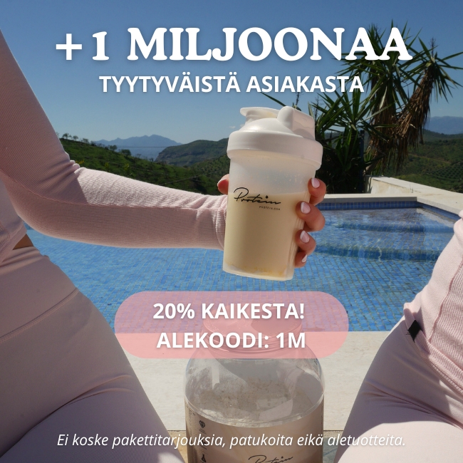 YLI 1 000 000 TYYTYVÄISTÄ ASIAKASTA!