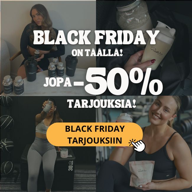 BLACK FRIDAY: JOPA 50% KAIKESTA