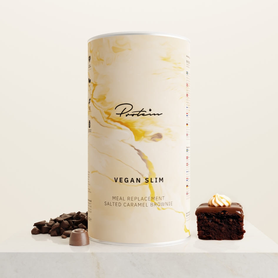 Slim Vegansk, Salted Caramel Brownie 1,02 kg