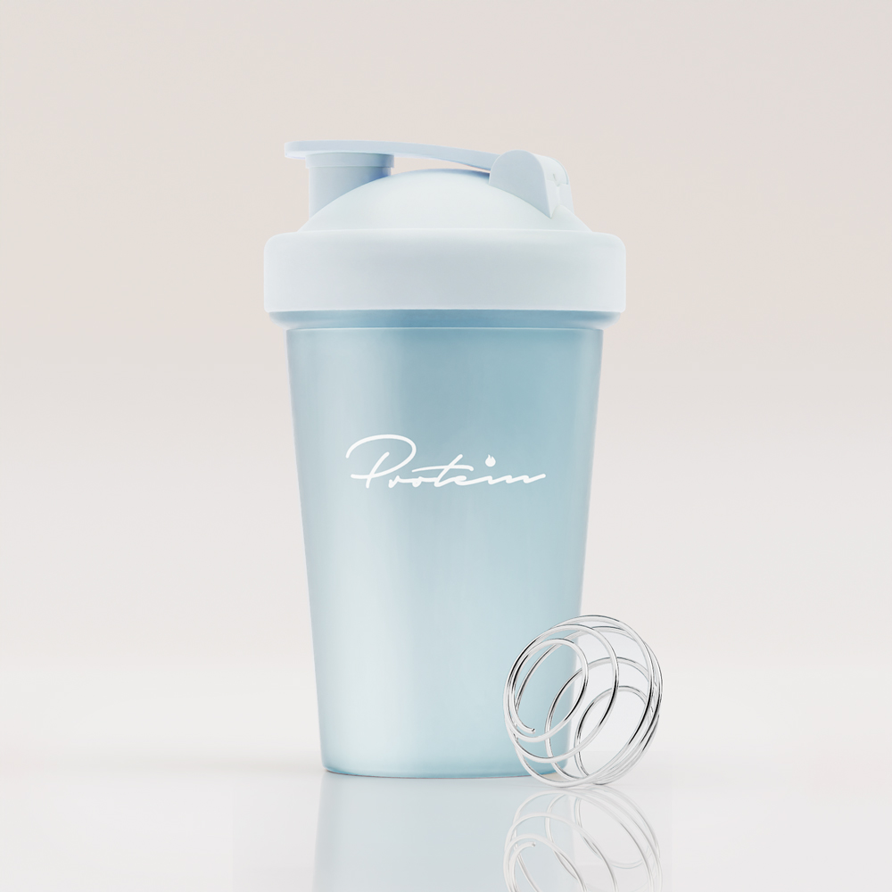 Protein Shaker, 400 ML, Blå