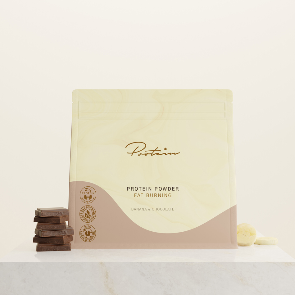 Fettförbrännande Proteinpulver, Banan Choklad 630 g