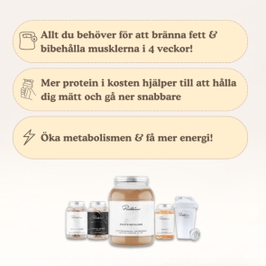 Fettförbränningspaket, 30 Dagar Intensivkur + Gratis Shaker DEAL