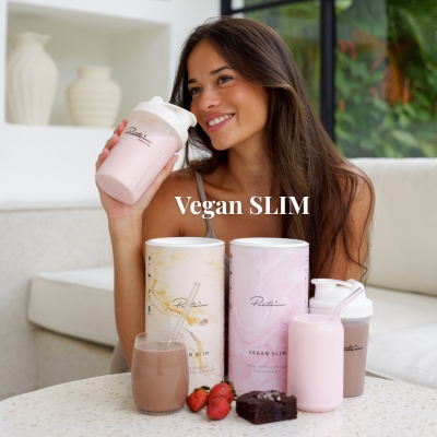 Vegaaninen SLIM Ateriankorvaus 3 kpl + Ilmainen shaker