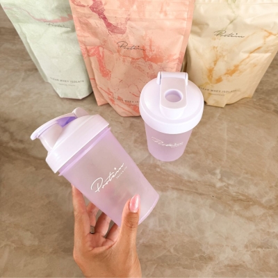 Proteiinisekoituspullo, 400 ML, Lila