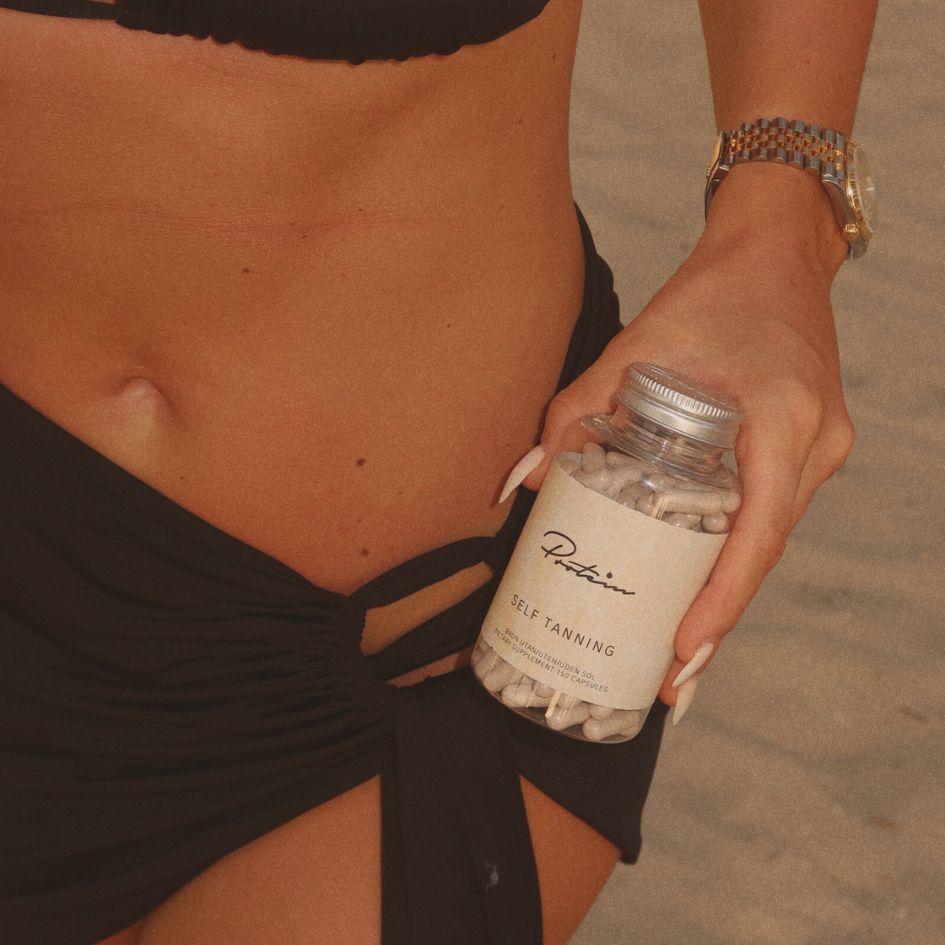 Itseruskettavat kapselit